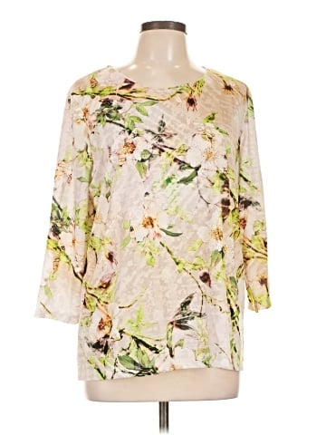 Allison Daley 3/4 Sleeve Blouse (view 1)
