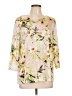 Allison Daley Ivory 3/4 Sleeve Blouse Size L - photo 1