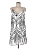 Hount Graphic White Cocktail Dress Size M (estimated) - photo 1