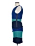 BCBGMAXAZRIA Color Block Blue Cocktail Dress Size S - photo 5