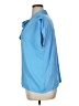Ann Taylor LOFT 100% Polyester Blue Sleeveless Blouse Size XL - photo 5