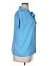 Ann Taylor LOFT 100% Polyester Blue Sleeveless Blouse Size XL - photo 4