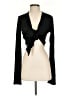Theory 100% Linen Black Cardigan Size S - photo 1