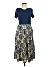 Shein Paisley Blue Casual Dress Size 12 - photo 1