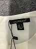 Color Block 100% Polyester Ivory Short Sleeve Blouse Size M - photo 7