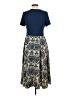 Shein Paisley Blue Casual Dress Size 12 - photo 2