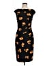 Catherine Malandrino Print Orange Cocktail Dress Size 10 - photo 1