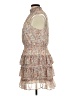1.State 100% Polyester Paisley Tan Cocktail Dress Size XL - photo 5