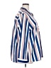 Unbranded Stripes Blue 3/4 Sleeve Button-Down Shirt Size XXXXL - photo 4