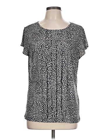 Liz Claiborne Career Short Sleeve Blouse (view 1)