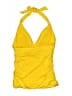 Athleta Solid Yellow Swimsuit Top Size S - photo 2