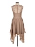 JJ's House 100% Polyester Tan Cocktail Dress Size 10 - photo 2