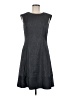 Alex Marie Chevron-herringbone Gray Casual Dress Size 6 - photo 1