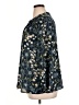 Papermoon Floral Teal Long Sleeve Blouse Size 1X - photo 5