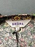 Brora 100% Viscose Floral Brown 3/4 Sleeve Blouse Size 12 - photo 7