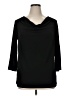 Susan Graver Black 3/4 Sleeve Top Size XL - photo 1