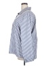Unbranded 100% Polyester Stripes Blue Long Sleeve Blouse Size XXXXL - photo 5