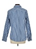 Assorted Brands Checkered-gingham Blue Long Sleeve Button-Down Shirt Size L - photo 2
