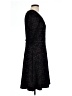 Max Studio Argyle Black Casual Dress Size L - photo 4