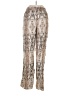 Mlle Gabrielle 100% Rayon Animal Print Silver Casual Pants Size M - photo 2