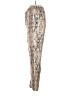 Mlle Gabrielle 100% Rayon Animal Print Silver Casual Pants Size M - photo 5