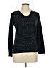 Tommy Hilfiger Polka Dots Black Pullover Sweater Size L - photo 1