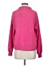 Cherish Solid Pink Turtleneck Sweater Size S - photo 1