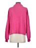 Cherish Solid Pink Turtleneck Sweater Size S - photo 2
