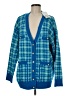 Zara Plaid Blue Cardigan Size M - photo 1