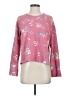 Sundry Floral Pink Pullover Sweater Size Sm (1) - photo 1