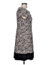 Connected Apparel Print Black Casual Dress Size 12 (petite) - photo 4