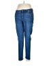 Jones New York Solid Blue Jeans Size L (estimated) - photo 1