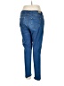 Jones New York Solid Blue Jeans Size L (estimated) - photo 2