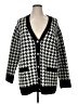 MNG Houndstooth Black Cardigan Size XL - photo 1