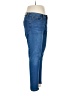 Jones New York Solid Blue Jeans Size L (estimated) - photo 4