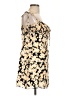 Réalisation 100% Silk Floral Gold Cocktail Dress Size L - photo 4