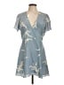 Réalisation 100% Silk Blue Casual Dress Size L - photo 1