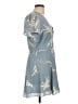 Réalisation 100% Silk Blue Casual Dress Size L - photo 4