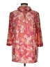 Weekends by Chico's 100% Cotton Pink Raincoat Size Lg (2) - photo 1