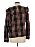 J.Crew Factory Store Plaid Black Long Sleeve T-Shirt Size L - photo 2