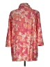 Weekends by Chico's 100% Cotton Pink Raincoat Size Lg (2) - photo 2