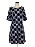 Ronni Nicole Print Blue Casual Dress Size 12 - photo 1