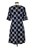 Ronni Nicole Print Blue Casual Dress Size 12 - photo 2
