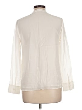 Vince. Long Sleeve Silk Top (view 2)