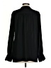 Mango Black Long Sleeve Polo Size S - photo 2