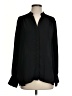 Mango Black Long Sleeve Polo Size S - photo 1