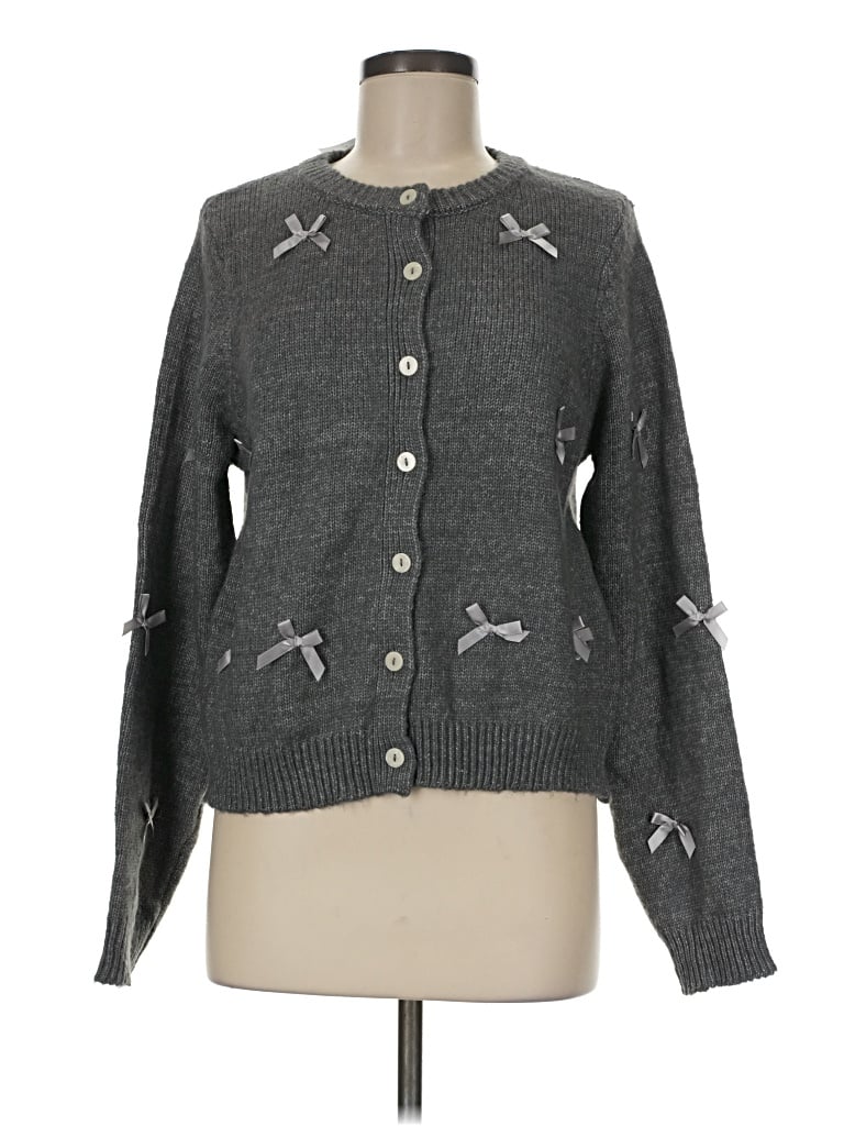 Cotton On Cardigan Sweater In Gray