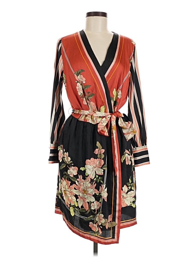 Pre-owned Zara Basic Kimono In Red