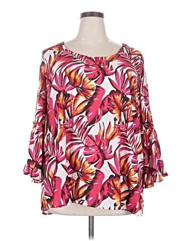 Jessica London 3/4 Sleeve Blouse (view 1)