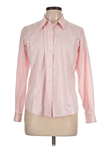 Liz Claiborne Long Sleeve Button-Down Shirt (view 1)